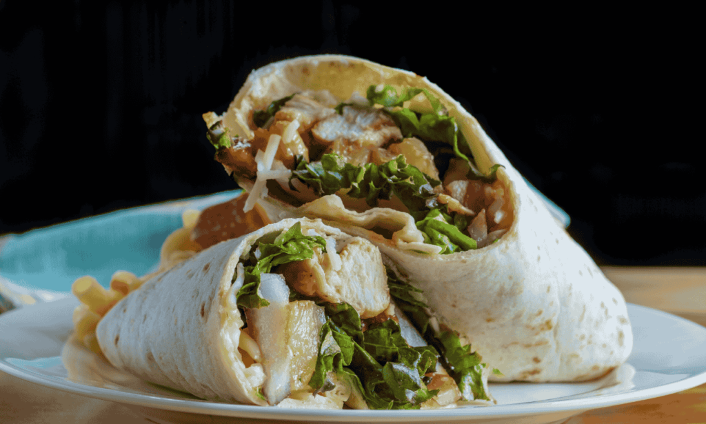 Greek Yogurt Chicken Wraps