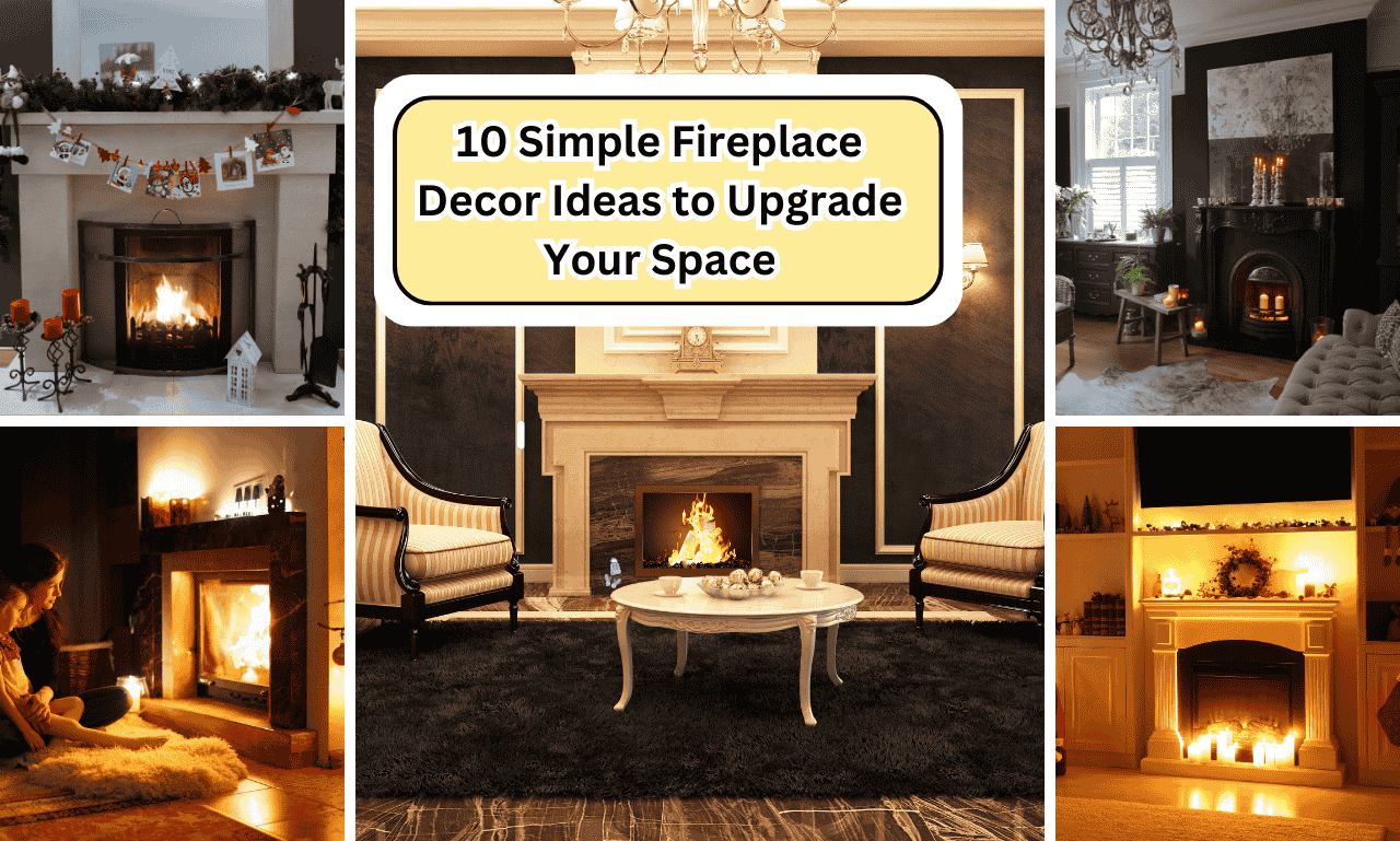 10 Simple Fireplace Decor Ideas to Upgrade Your Space