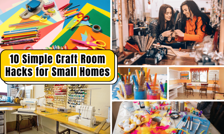 10 Simple Craft Room Hacks for Small Homes