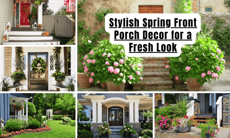 Stylish Spring Front Porch Decor for a Fresh Look